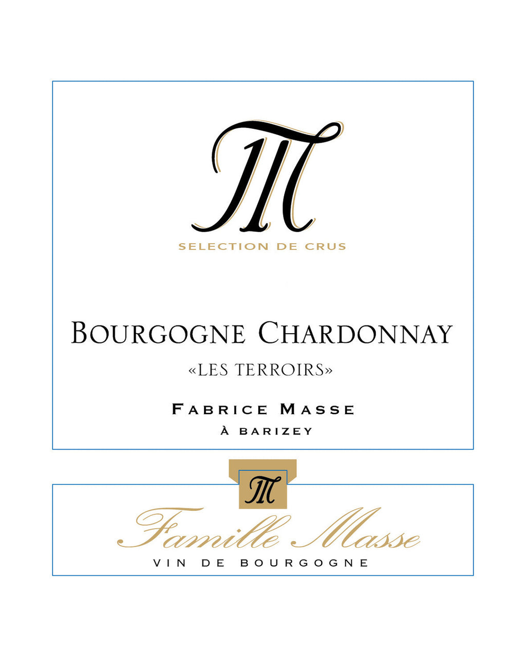 Domaine Masse Bourgogne Chardonnay « Les Terroirs » 2023