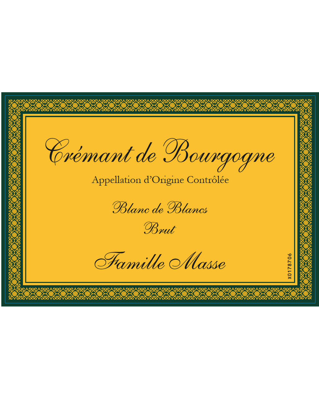 Domaine Masse Crémant de Bourgogne Blanc Brut