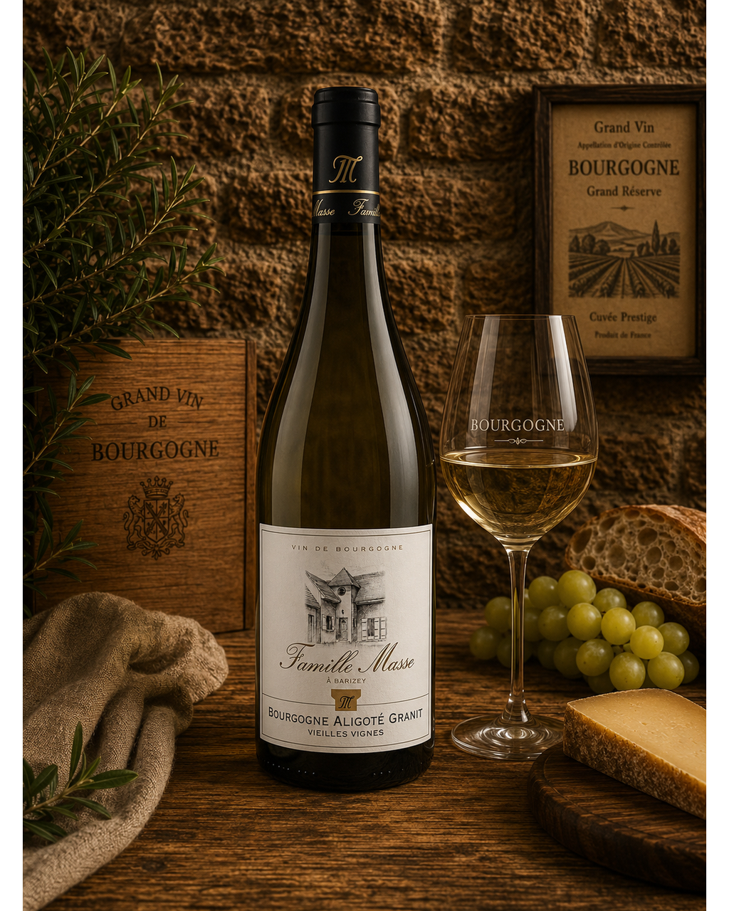 Domaine Masse Bourgogne Aligoté « Granit Vieilles Vignes » 2023 – miljøbillede