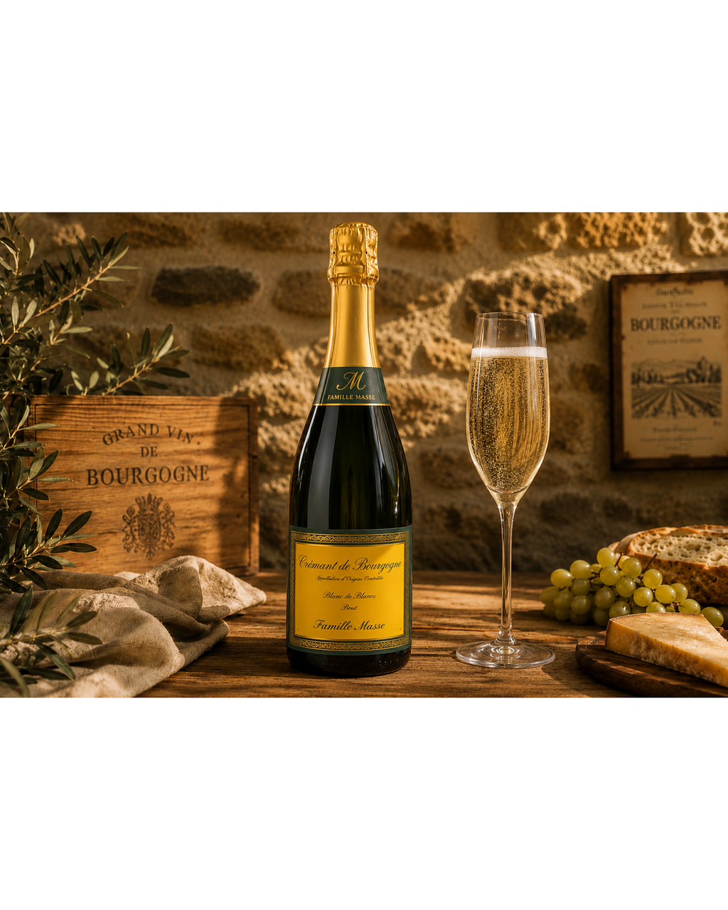 Domaine Masse Crémant de Bourgogne Blanc Brut