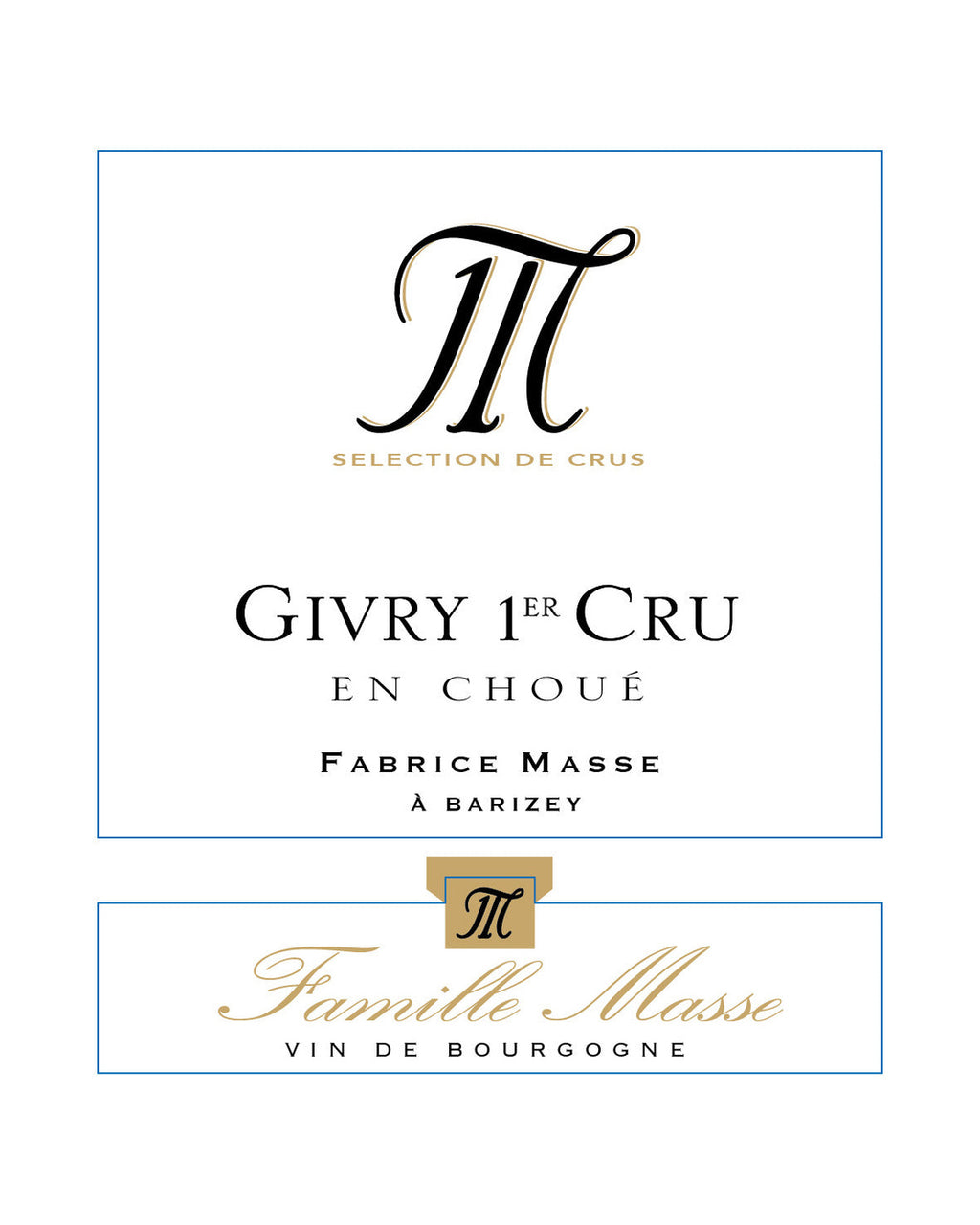 Domaine Masse Givry Premier Cru En Choué