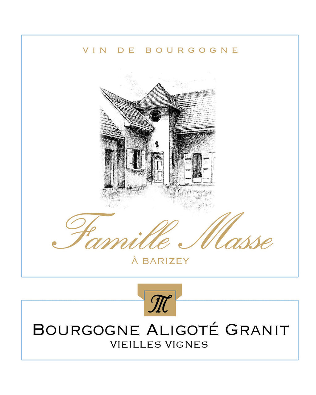 Domaine Masse Bourgogne Aligoté « Granit Vieilles Vignes » 2023 – etiket