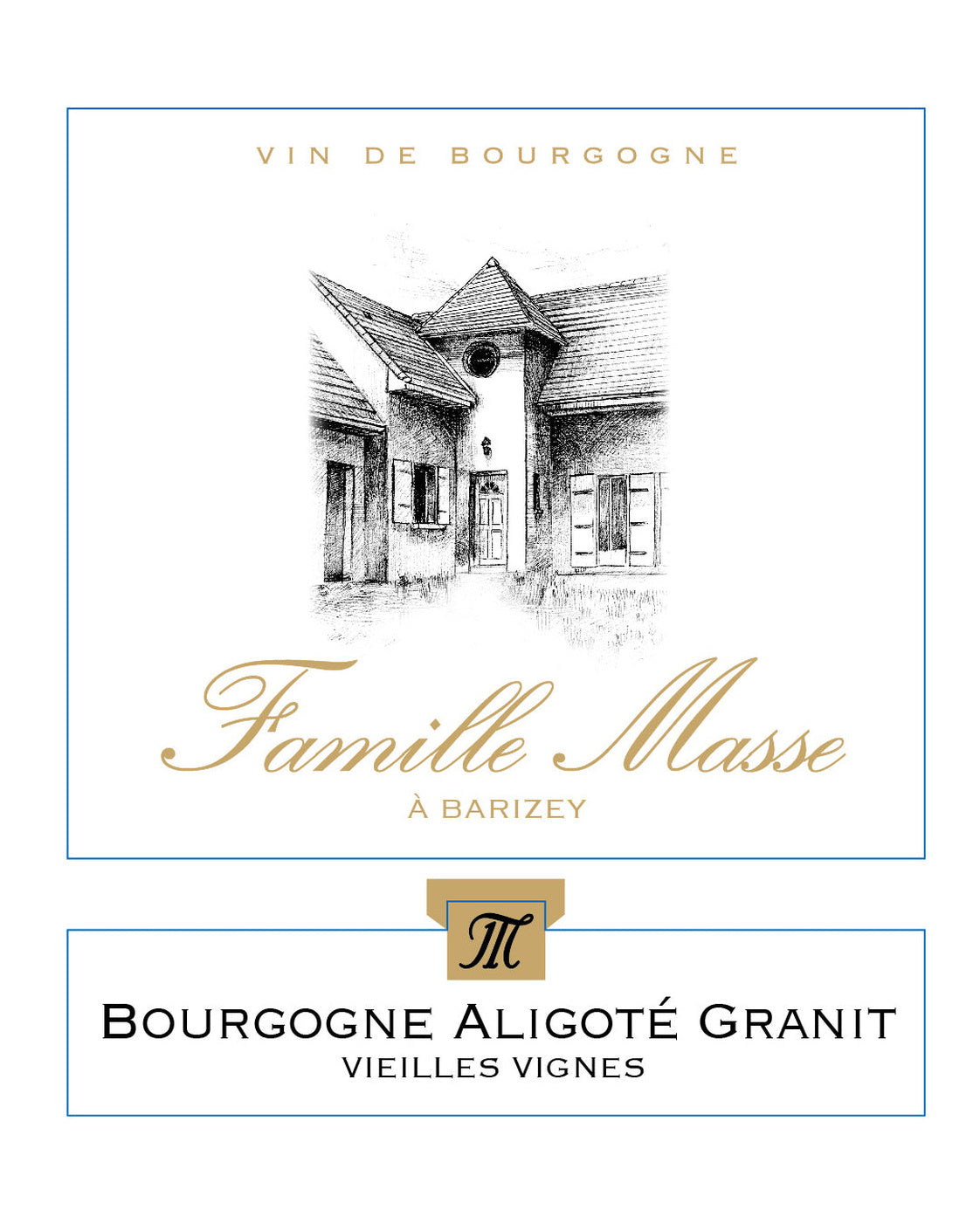 Domaine Masse Bourgogne Aligoté « Granit Vieilles Vignes » 2023 – etiket