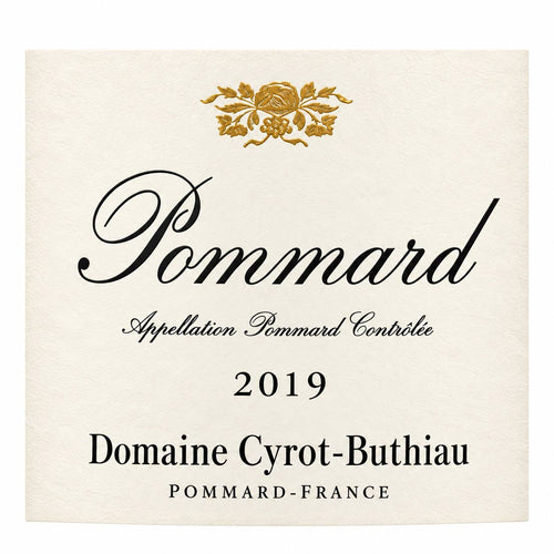 Domaine Cyrot-Buthiau Pommard 2019 – etiket