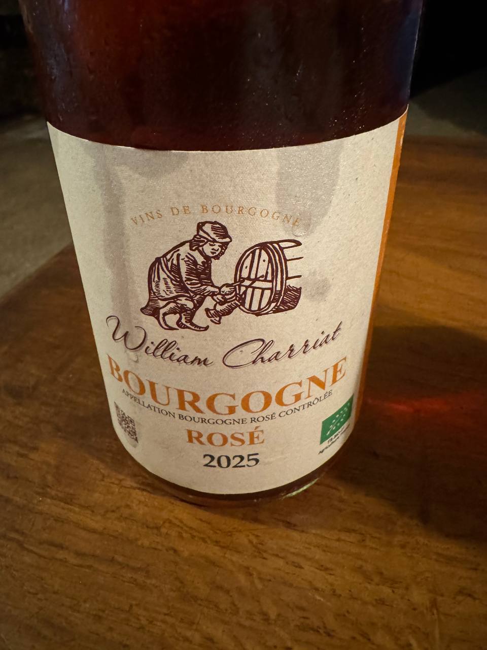 Besøgsfoto af William Charriat Bourgogne Rosé 2025